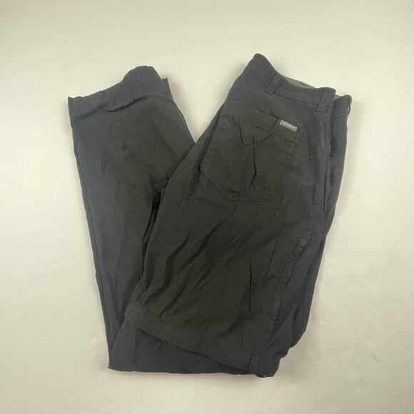 Eddie Bauer Convertible Tech Pants Men’s 36x34 Black Nylon Stretch Hiking - Picture 1 of 7